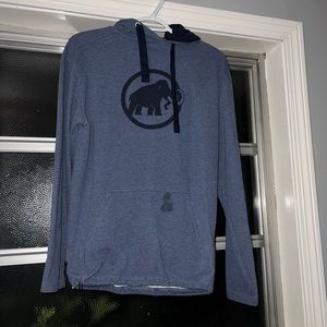blue mammut sweatshirt